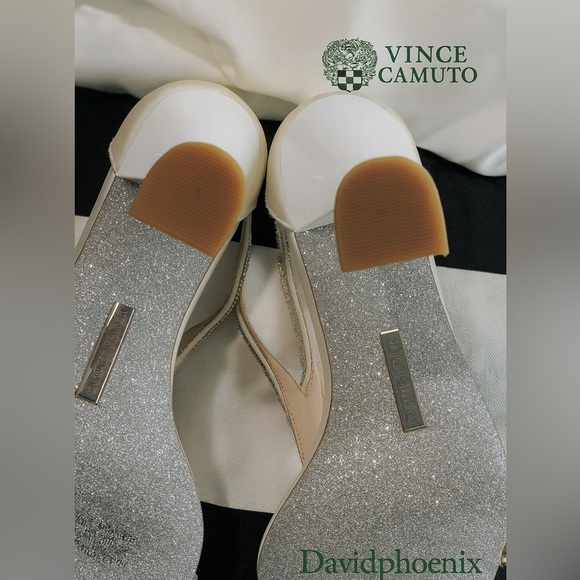 Vince Camuto Crem Heeled Sandals - Picture 7 of 8